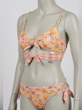 For Love & Lemons Tahiti Tie Bikini set